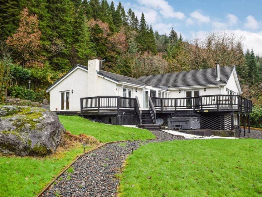 Waterside 3 Bed Cottage, Hot Tub, Sauna, Pvt Beach Arrochar Exterior photo